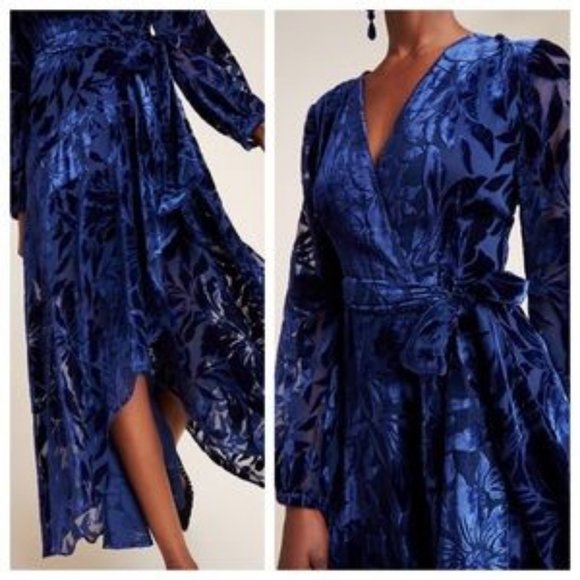 Anthropologie Daniella Velvet Maxi Dress - Picture 3 of 7